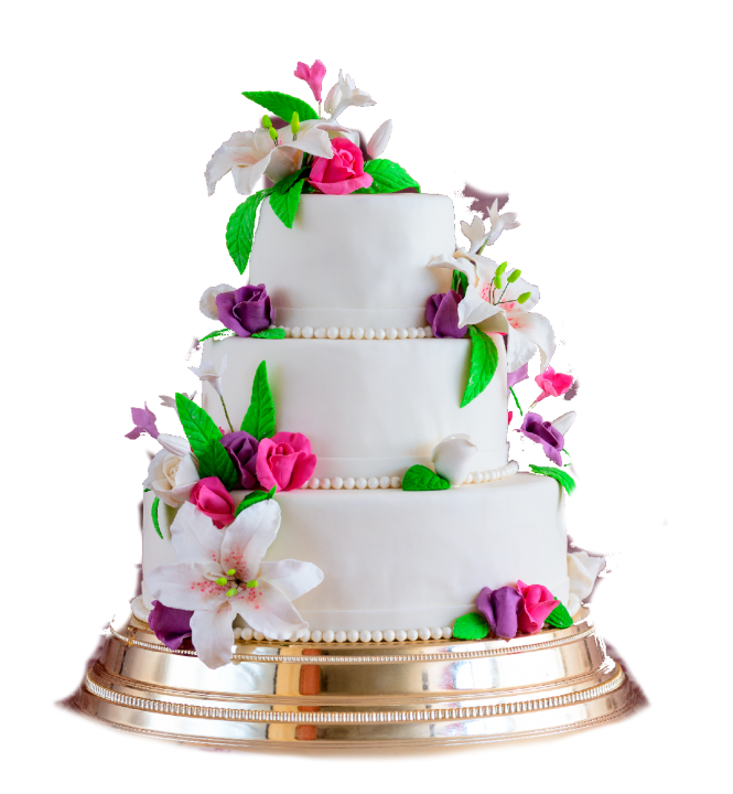 Gâteau De Mariage Transparentes Gratuit PNG