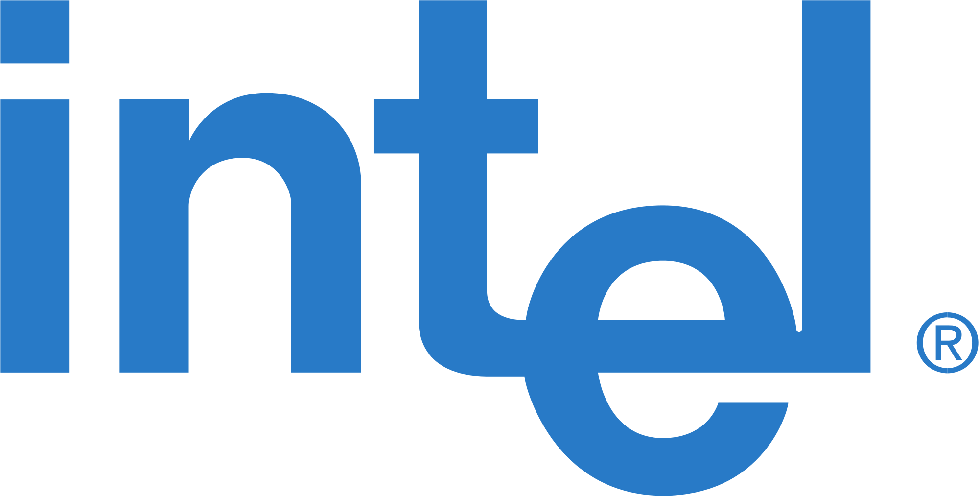 Intel Logo Background PNG Image