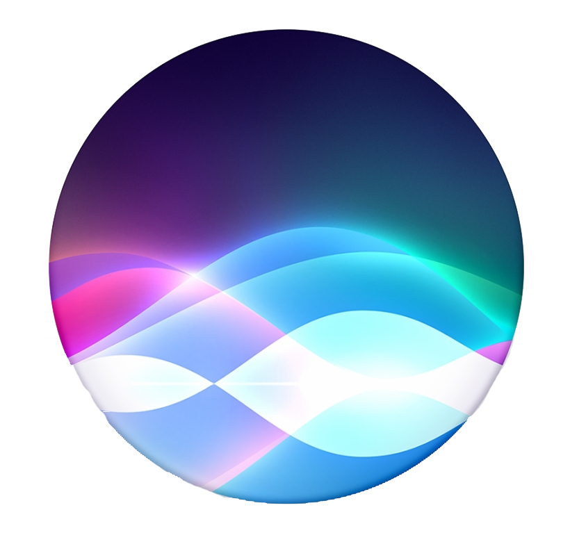 Siri Logo Background PNG Image