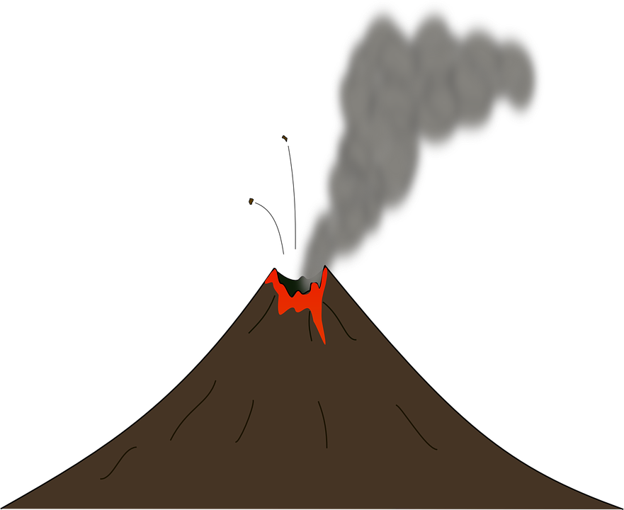 Volcan Fond PNG Image