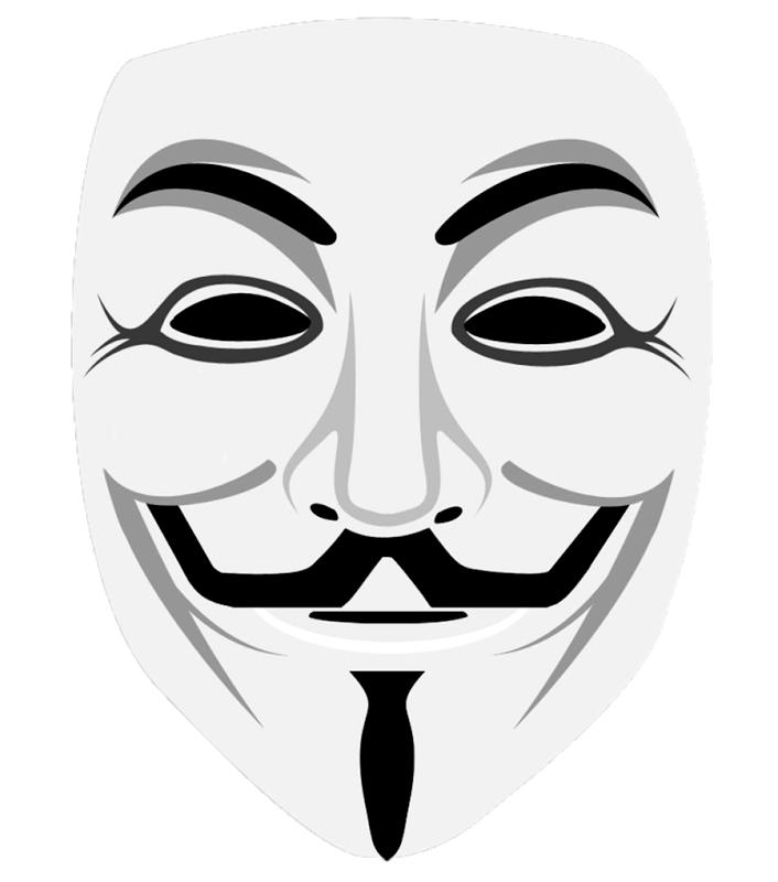 Anonymous Mask No Background