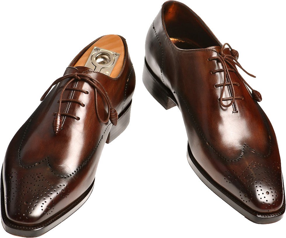 Brown Shoes Background PNG Image