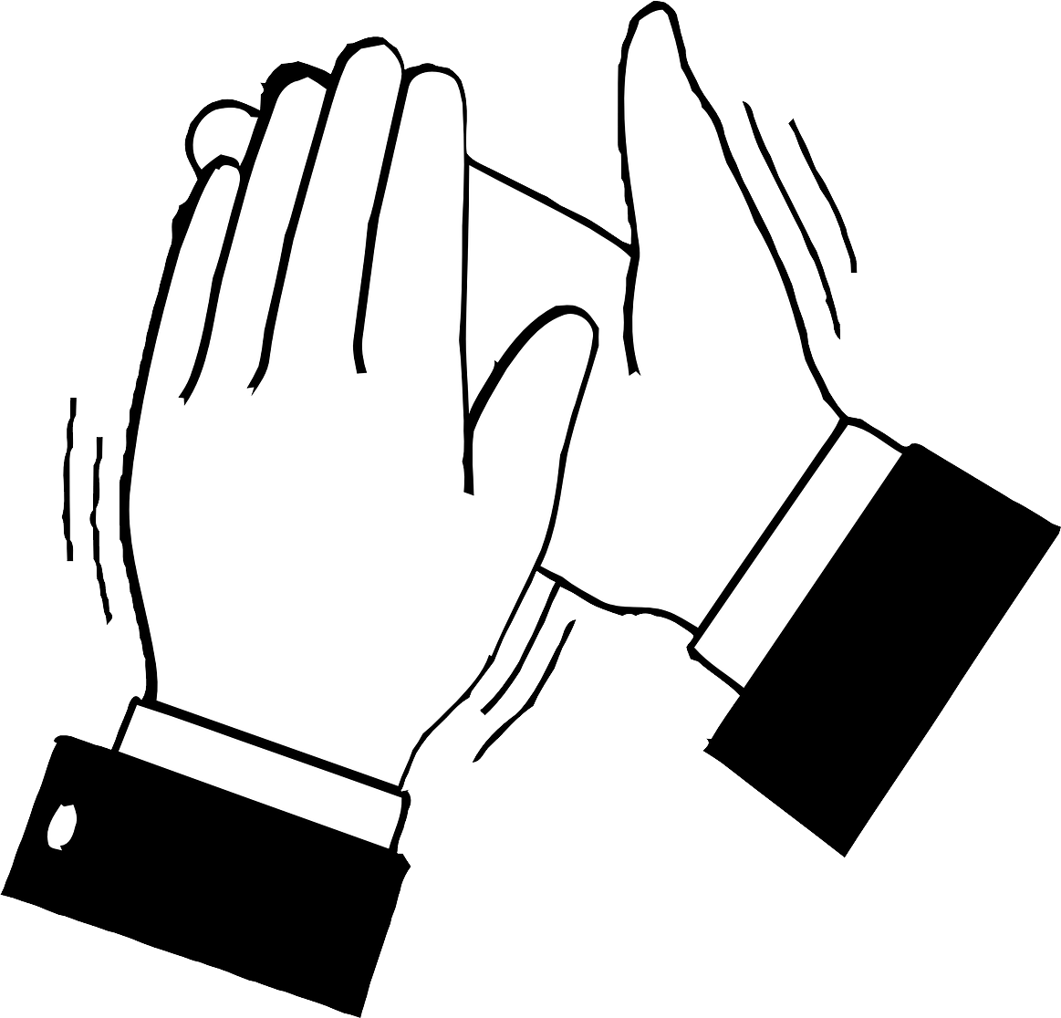 Clapping Hands PNG Clipart Background