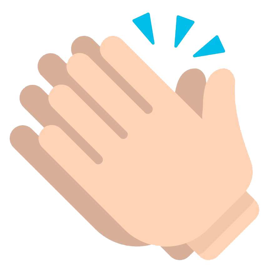 Clapping Hands Transparent PNG