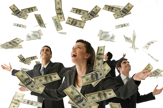 Falling Money PNG Pic Background