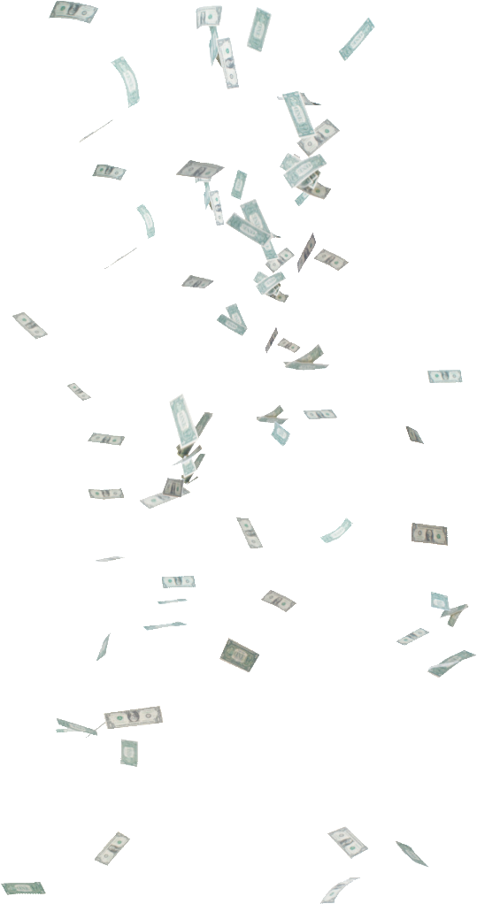 Falling Money Transparent Images