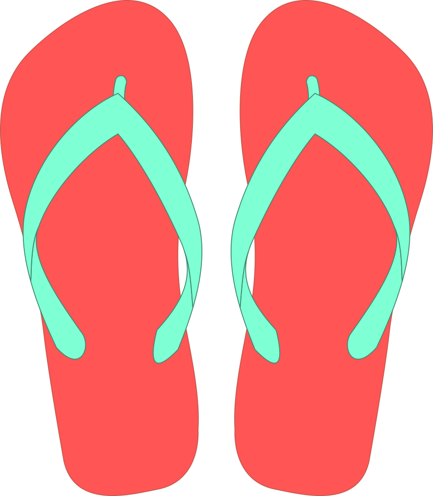 Flip-Flops Background PNG Image