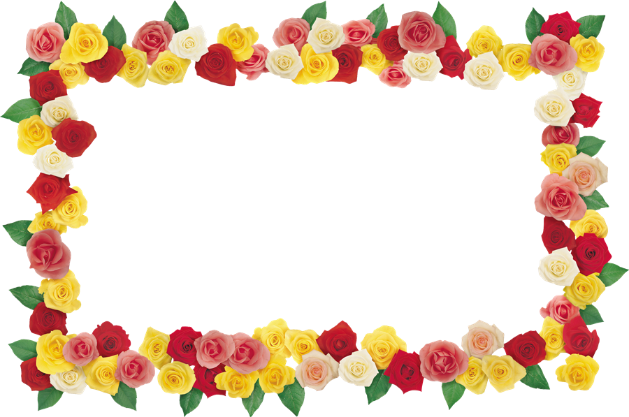 Floral Frame PNG Clipart Background