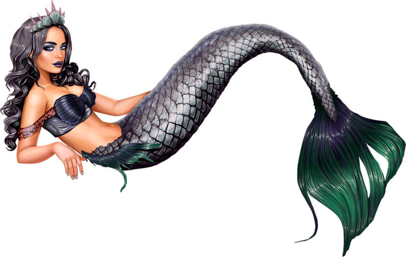 Mermaid Background PNG Image