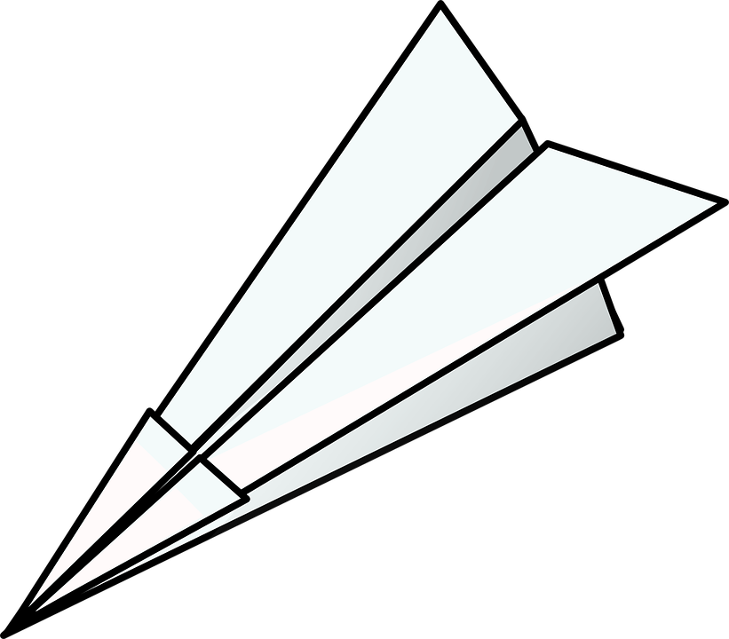 Paper Plane Transparent Free PNG
