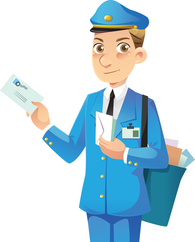 Postman PNG Background