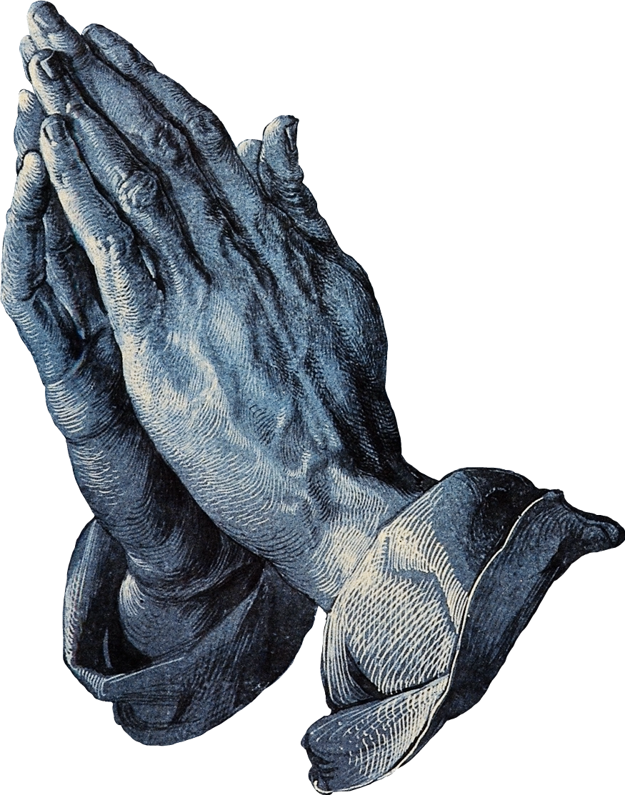 Praying Hands Background PNG Image
