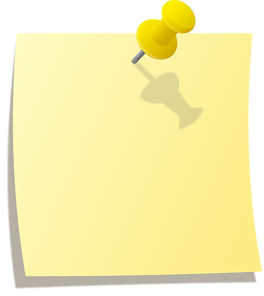Sticky Notes PNG Free File Download