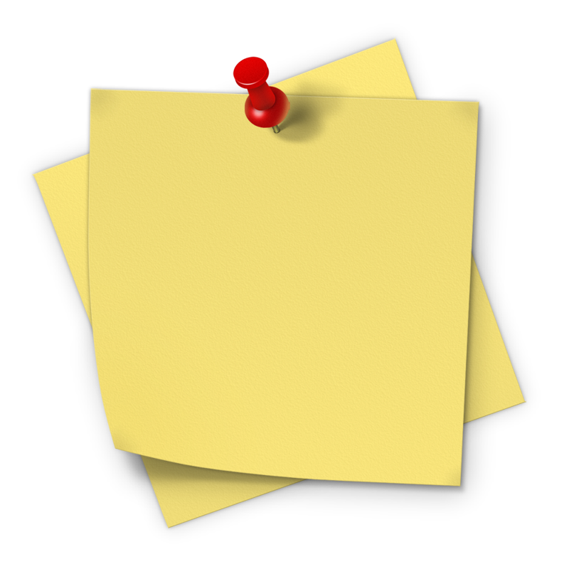 Sticky Notes PNG Photos