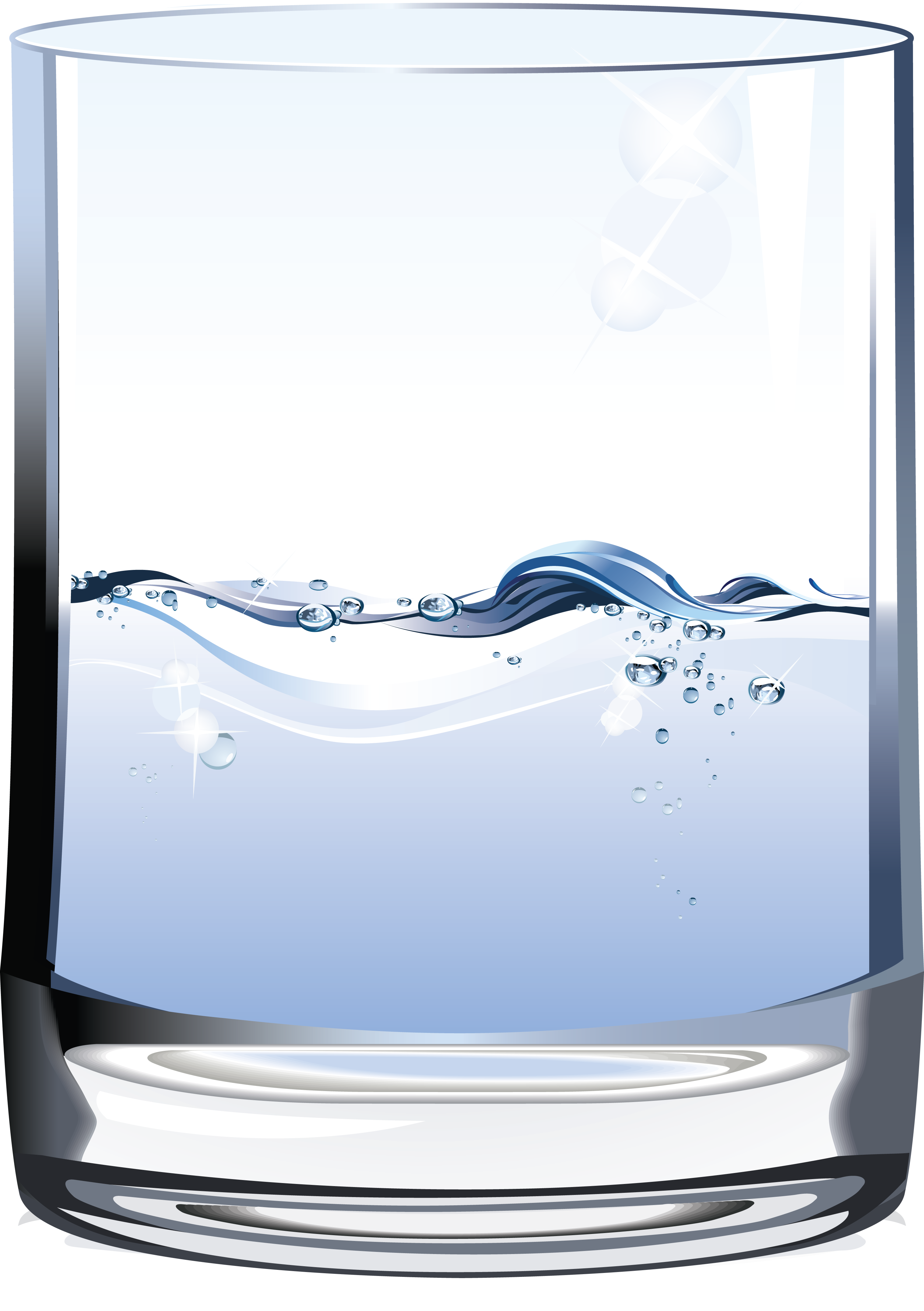 Water Glass Transparent Image