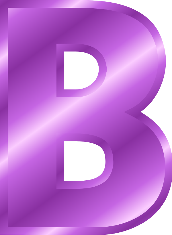 Alphabet B PNG Background