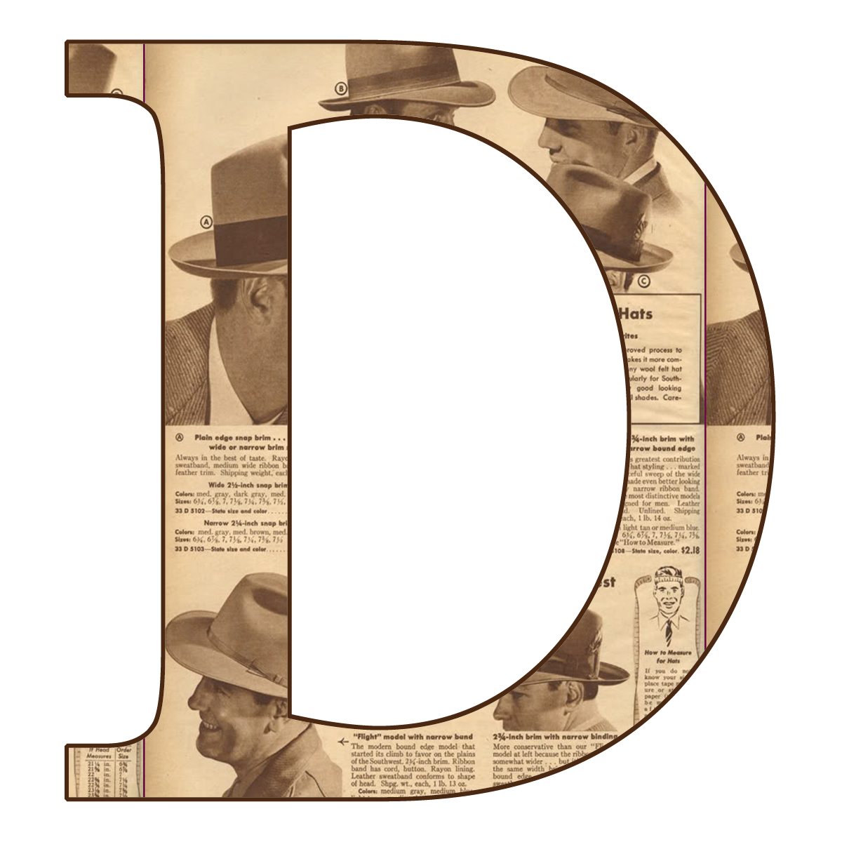 Alphabet D PNG Background