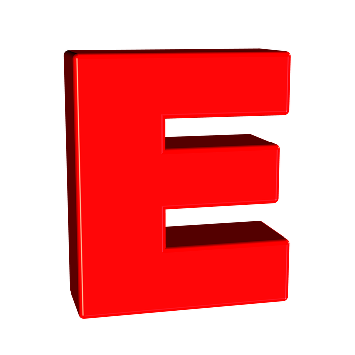 Alphabet E PNG Free File Download