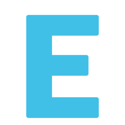 Alphabet E Transparent Free PNG