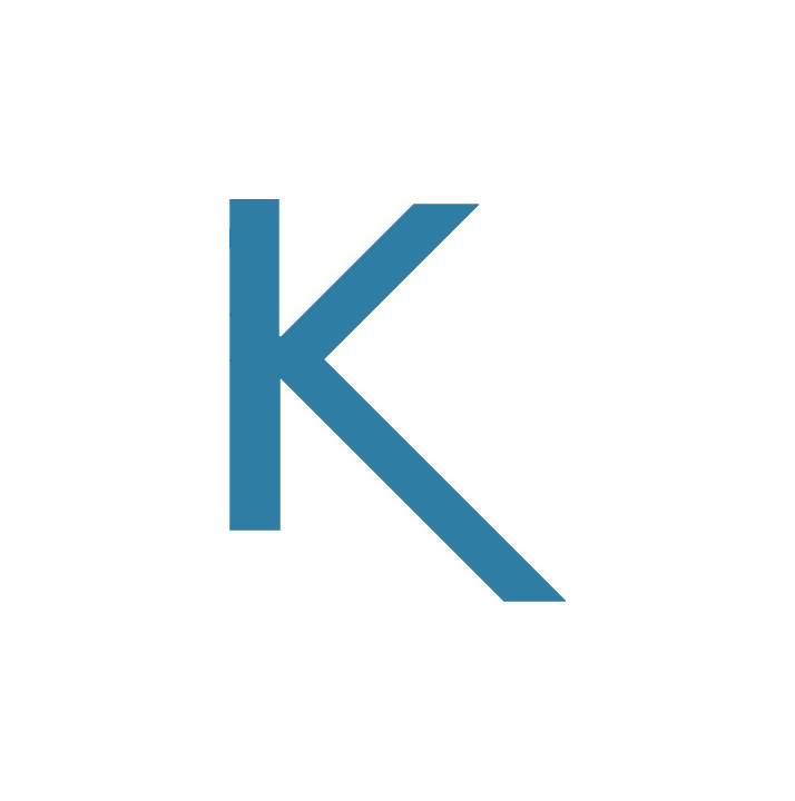 Alphabet K PNG Background
