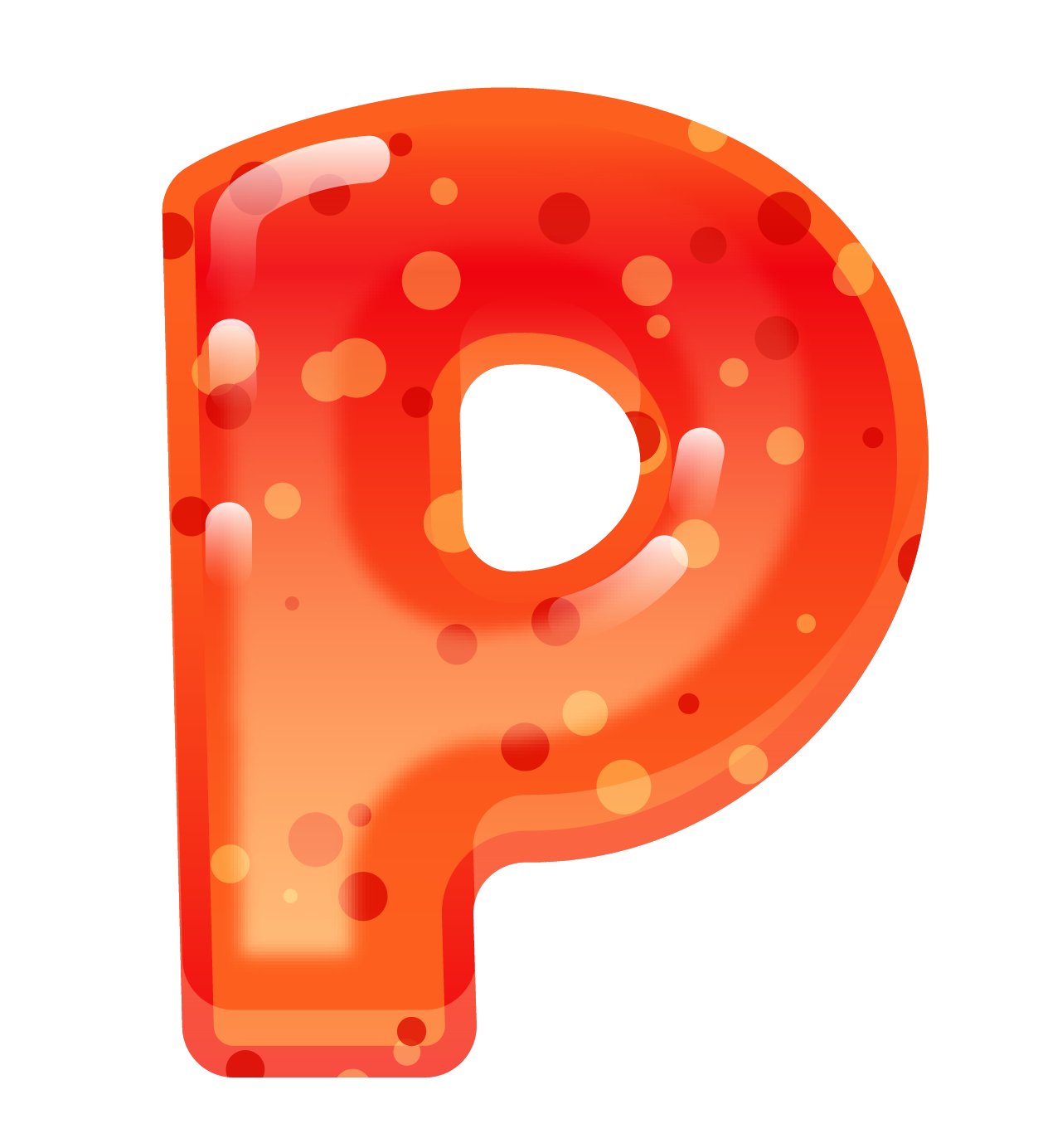 Alphabet P PNG Background