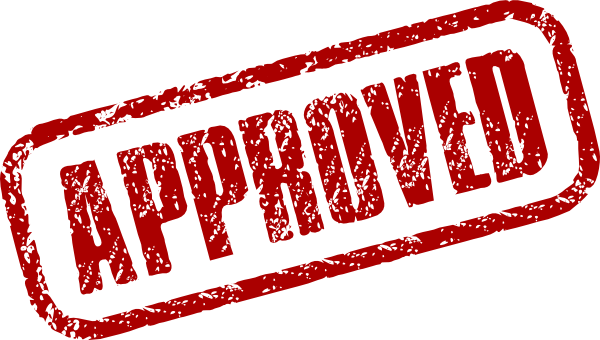 Approved Transparent PNG