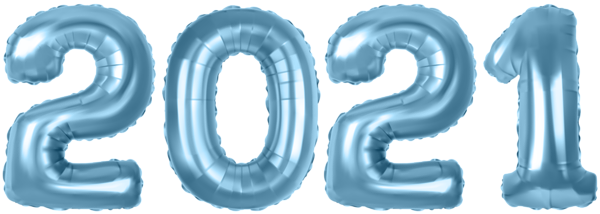 Balloon Gray Text 2021 New Year Transparent PNG