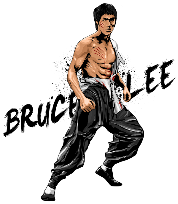 Bruce Lee Transparent Background