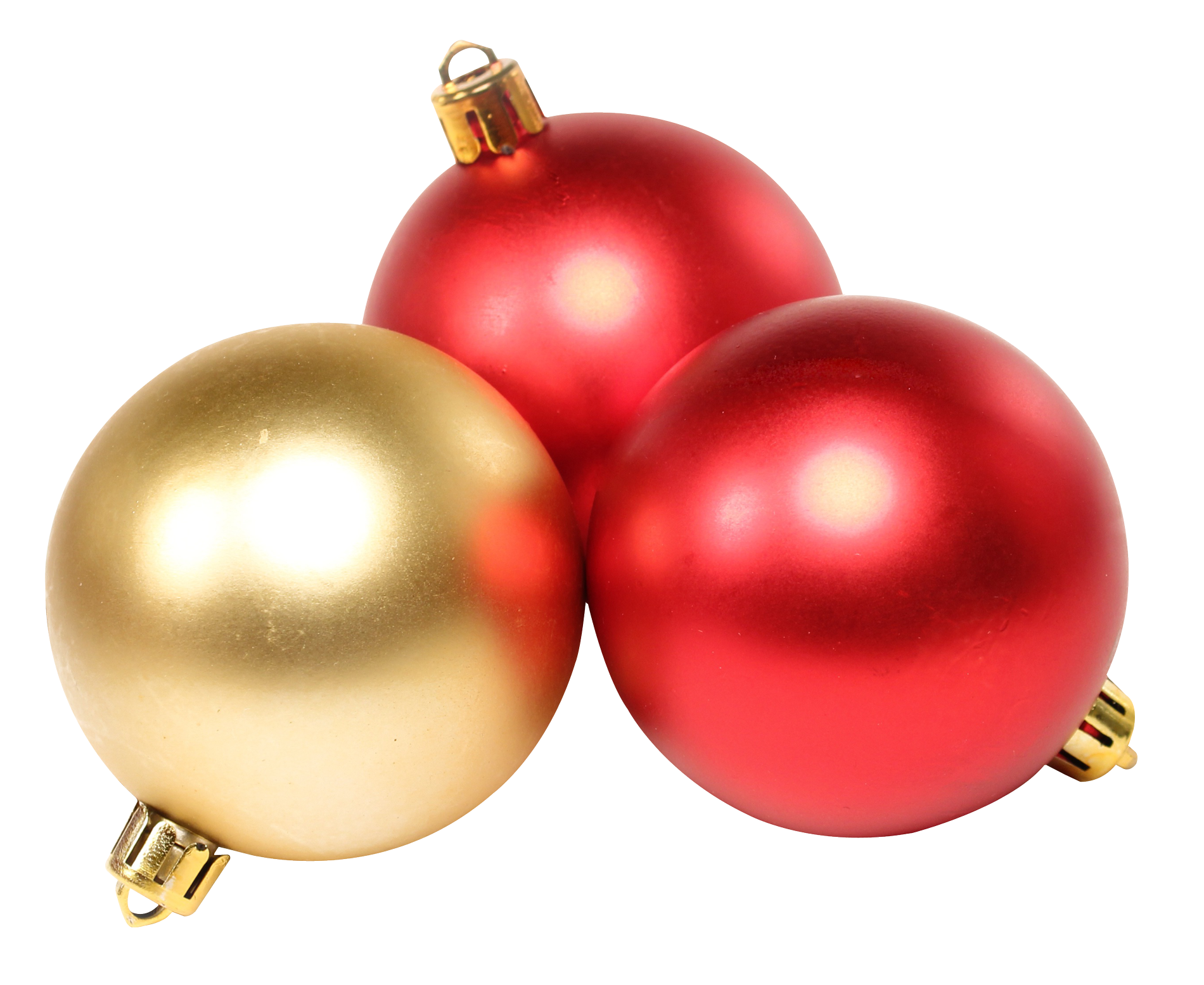 Christmas Baubles Red PNG