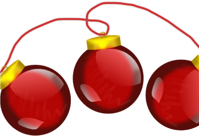 Christmas Baubles Shining PNG