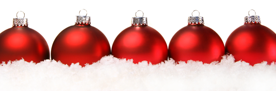 Christmas Baubles Snow PNG