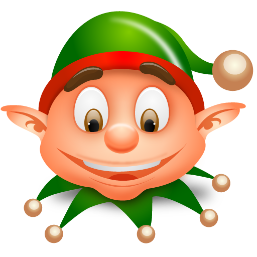 Christmas Elf Face PNG