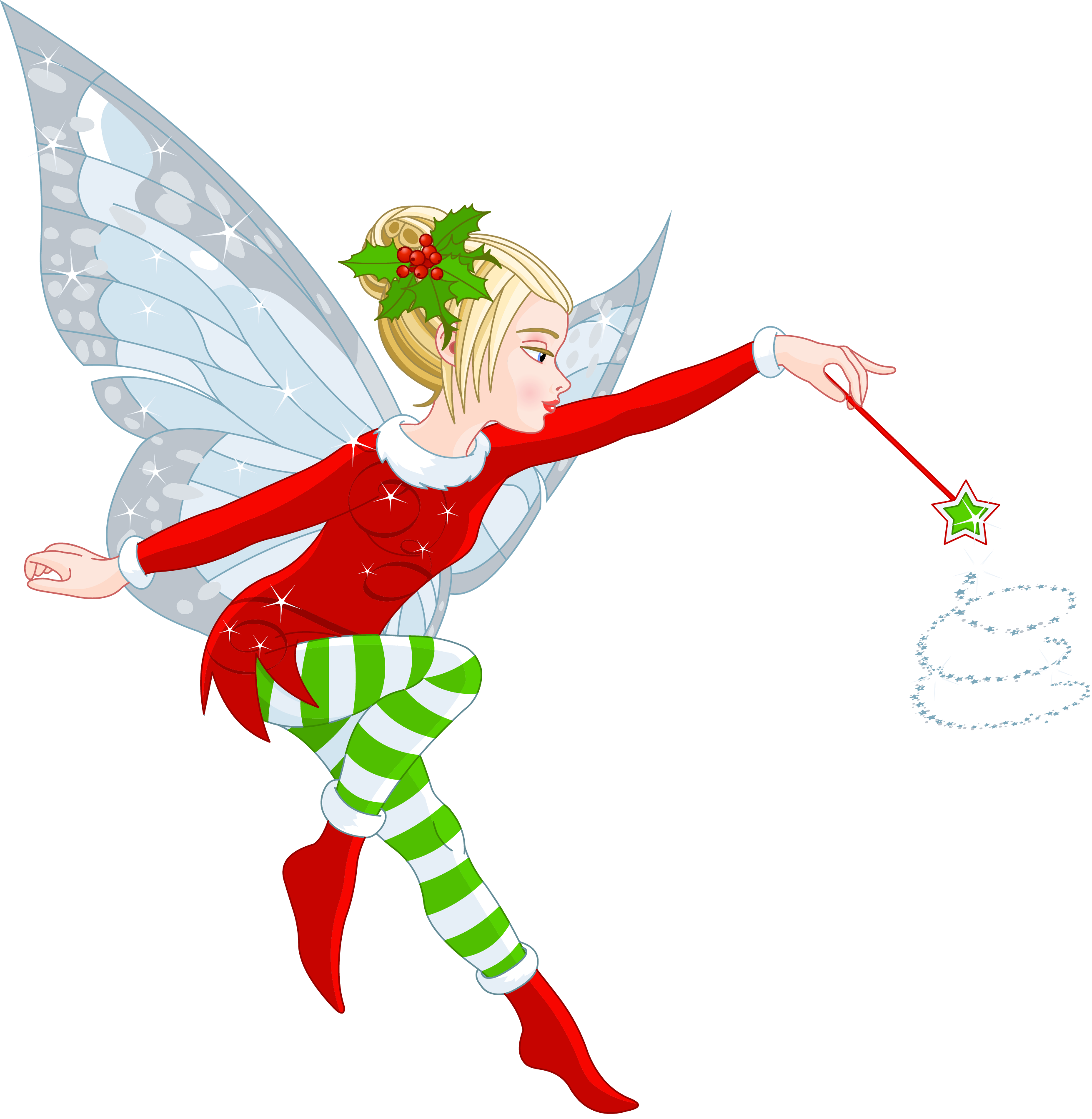 Christmas Elf Magic Wand PNG
