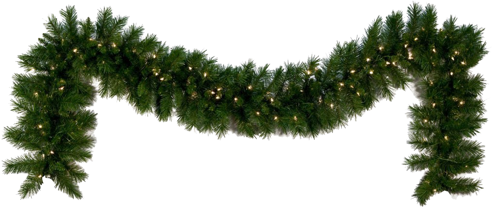 Christmas Garland No Background PNG