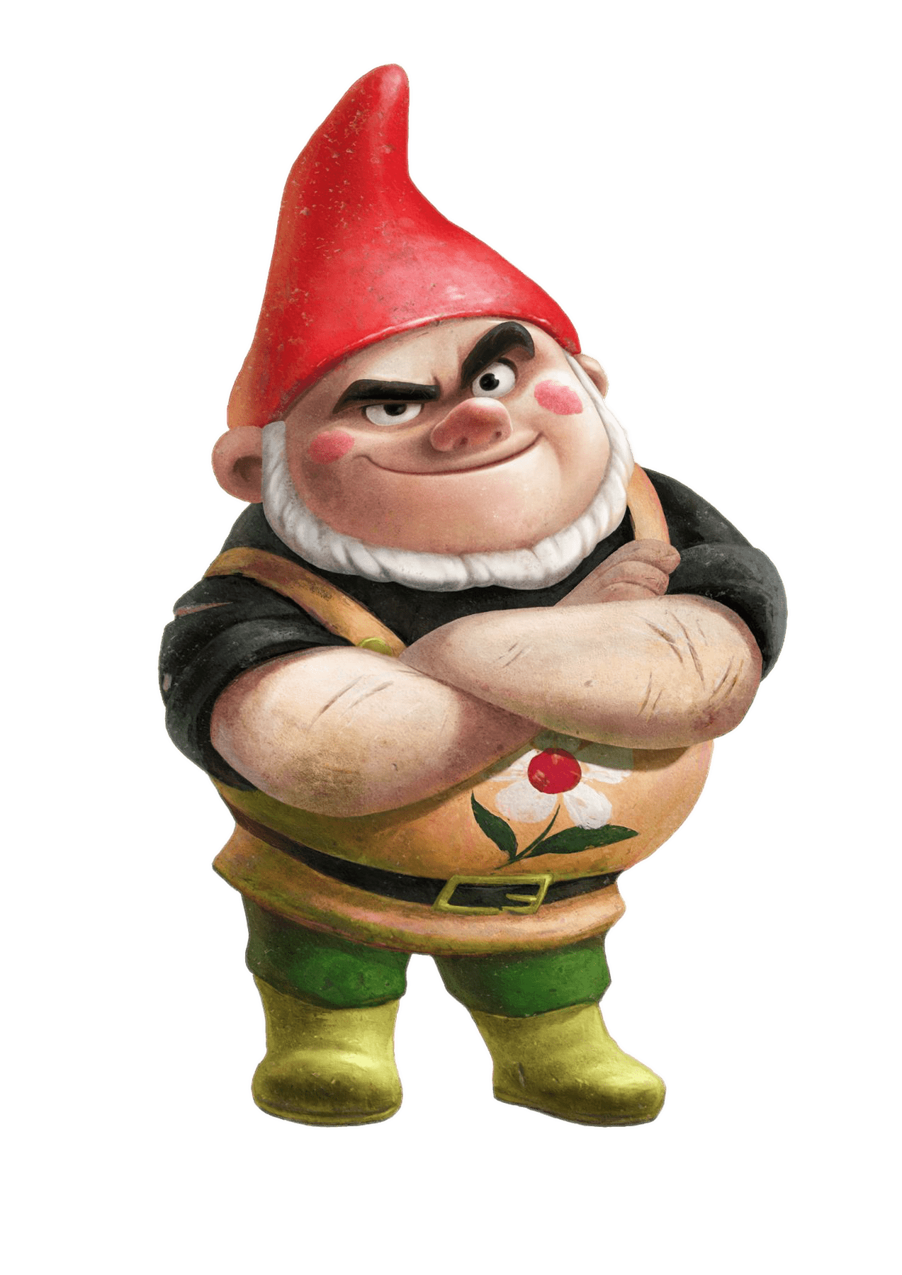Christmas Gnome Staring PNG
