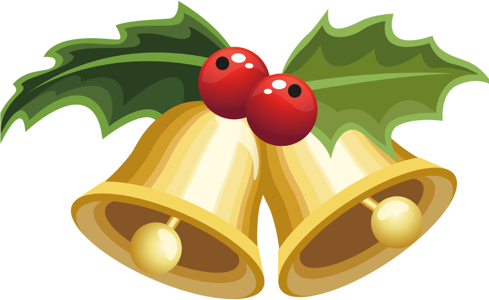 Christmas Mistletoe Bells PNG