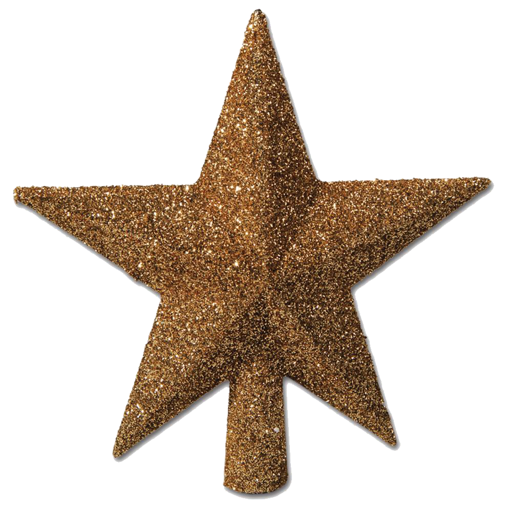 Navidad estrella marrón PNG