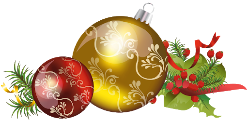 Decorated Christmas Ball Vector PNG