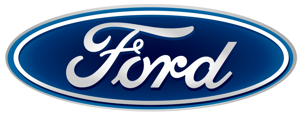 Ford Motor Logo Background PNG Image
