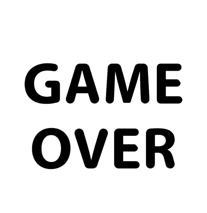 Game Over Transparent Images