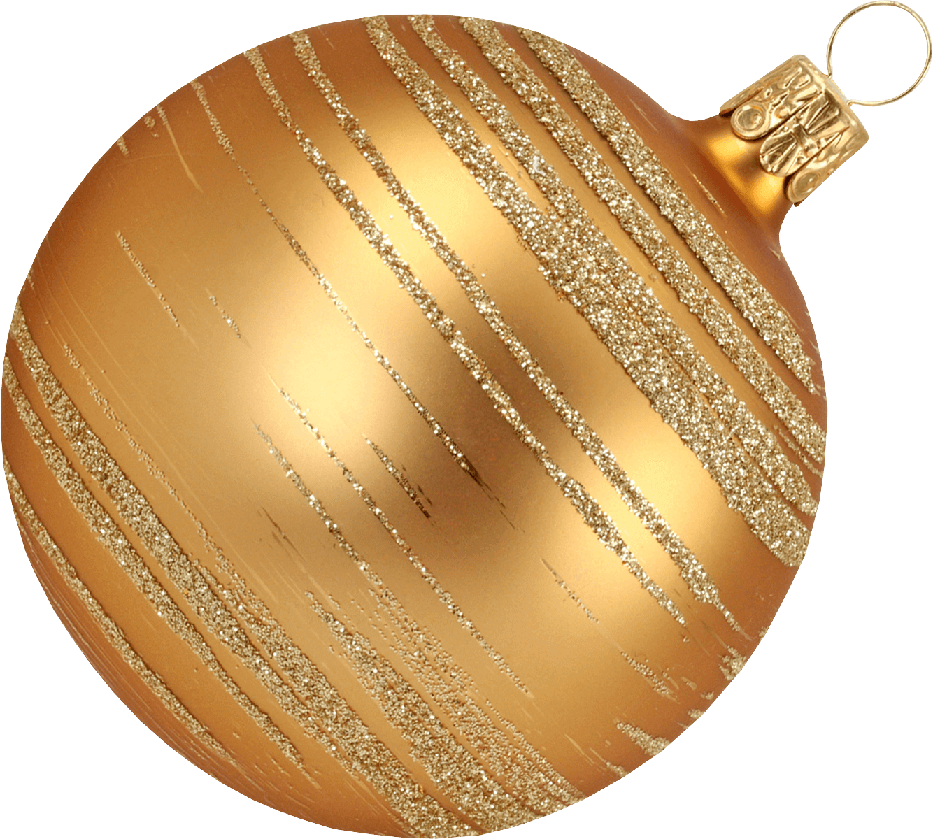Gold Christmas Ball PNG