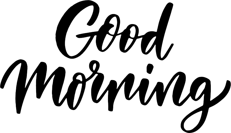 Good Morning PNG Clipart Background