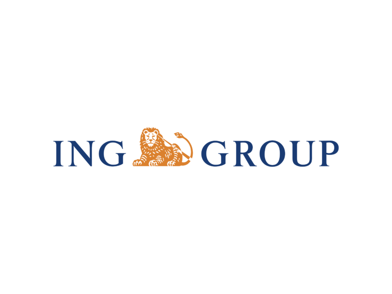 ING Group Logo Background PNG Image