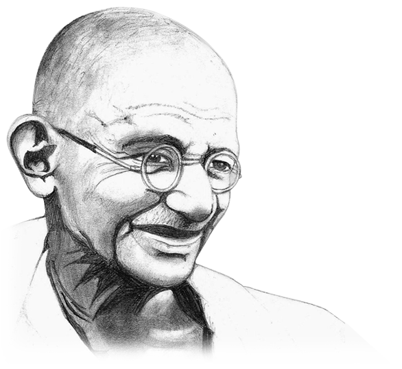 Mahatma Gandhi PNG Pic Background
