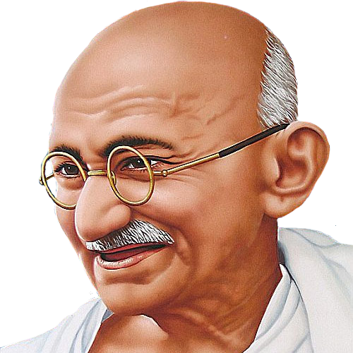 Mahatma Gandhi Transparent File