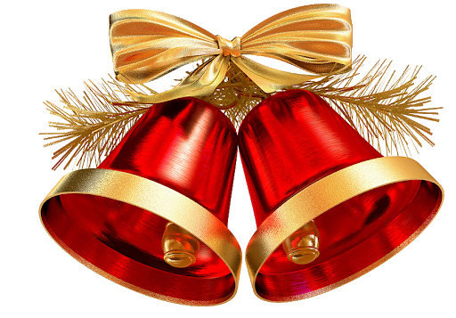 Merry Christmas Bell No Background PNG