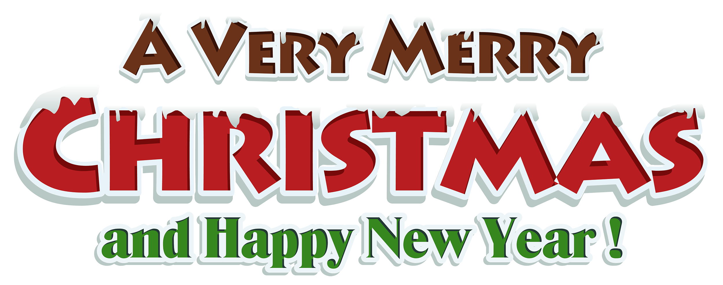 Merry Christmas Text Design Ideas PNG