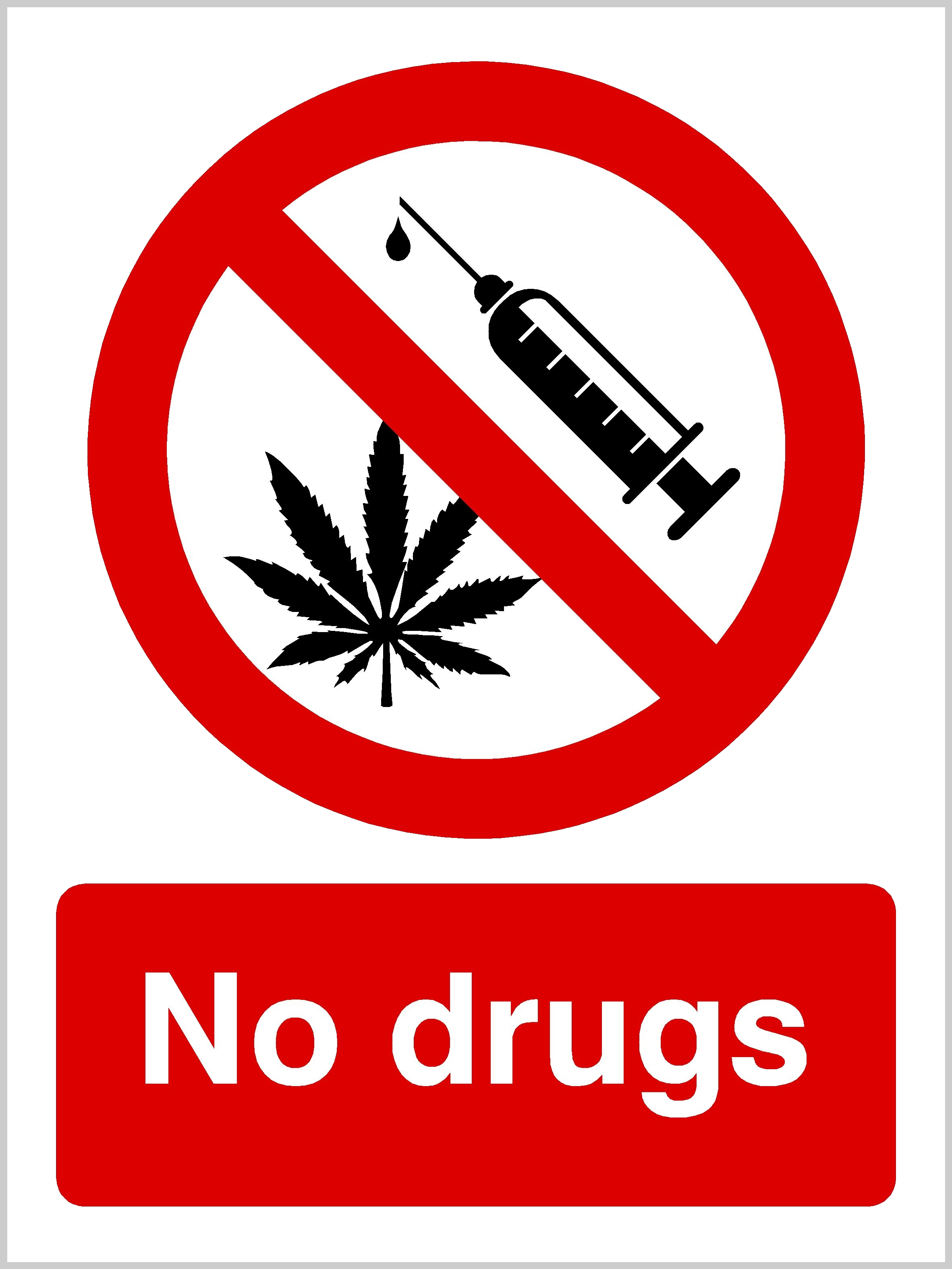 No Drugs PNG Pic Background