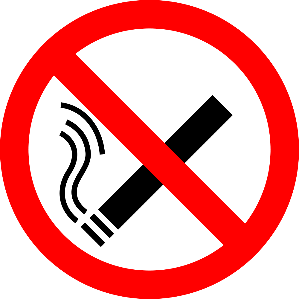 No Smoking PNG Clipart Background