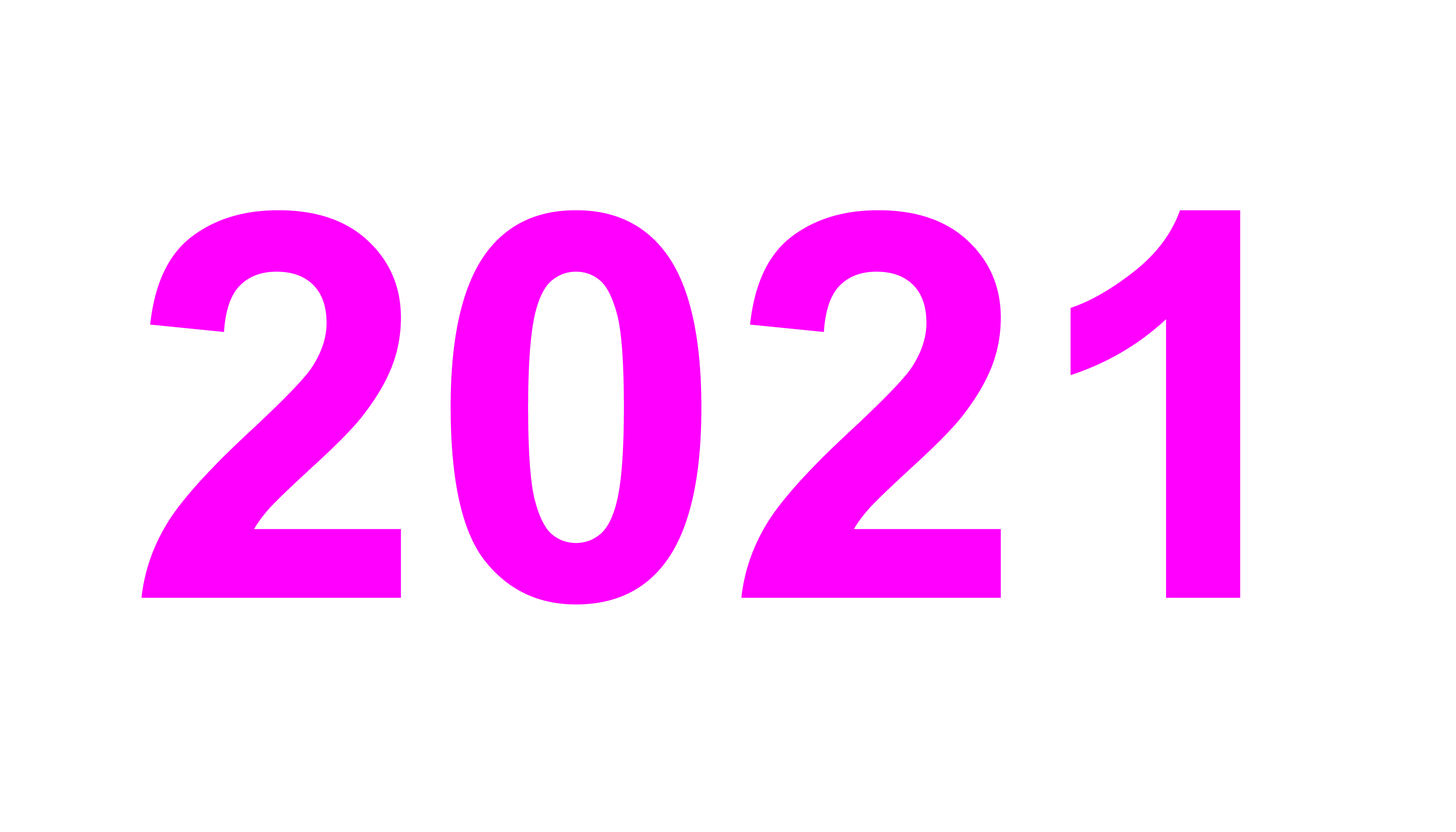 Pink 2021 Text Effect New Year Transparent PNG